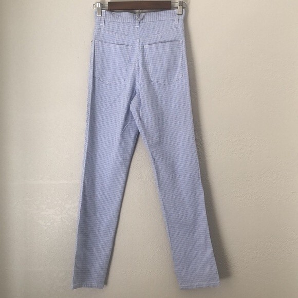 Lot of 2 Faded Glory Missy Size 4 Checkered Pants - Picture 7 of 10